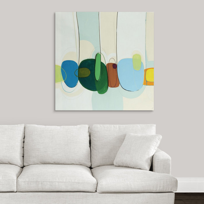 Ivy Bronx Bubbled Over On Canvas by Sydney Edmunds Painting Wayfair